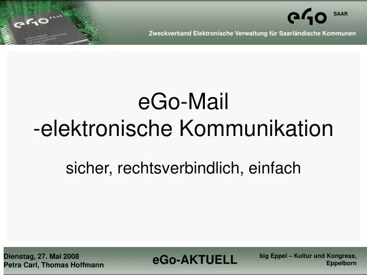 ego mail elektronische kommunikation