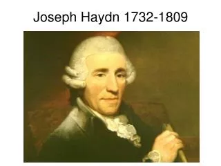 joseph haydn 1732 1809