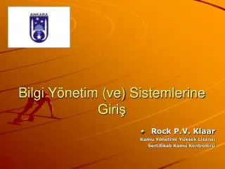 bilgi y netim ve sistemlerine giri