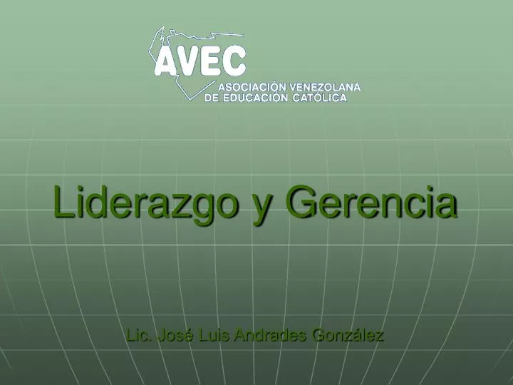 liderazgo y gerencia