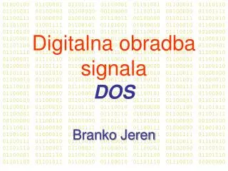 digitalna obradba signala dos