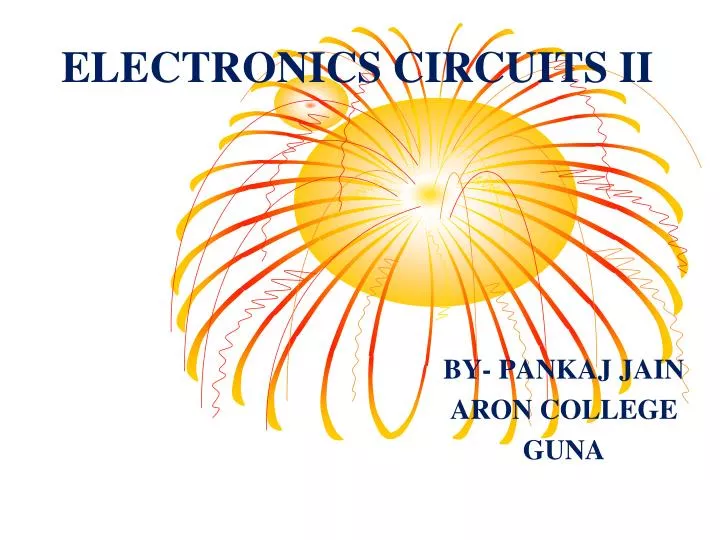 electronics circuits ii