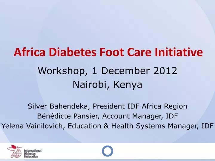 africa diabetes foot care initiative