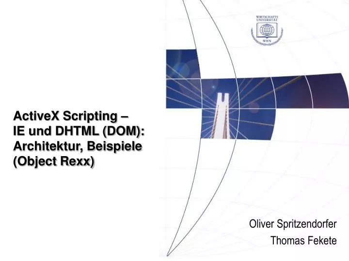 activex scripting ie und dhtml dom architektur beispiele object rexx