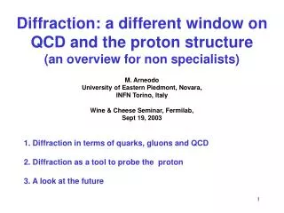 Diffraction: a different window on QCD and the proton structure (an overview for non specialists)