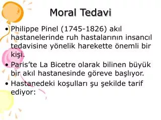 moral tedavi