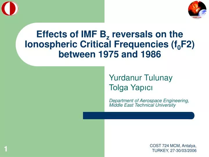 effects of imf b z reversals on the ionospheric critical frequencies f 0 f2 between 1975 and 1986
