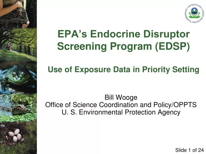 epa s endocrine disruptor screening program edsp use of exposure data in priority setting