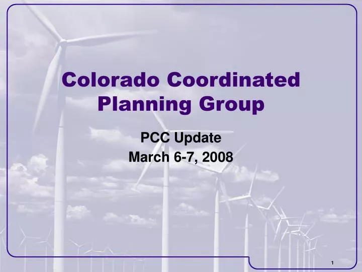 colorado coordinated planning group