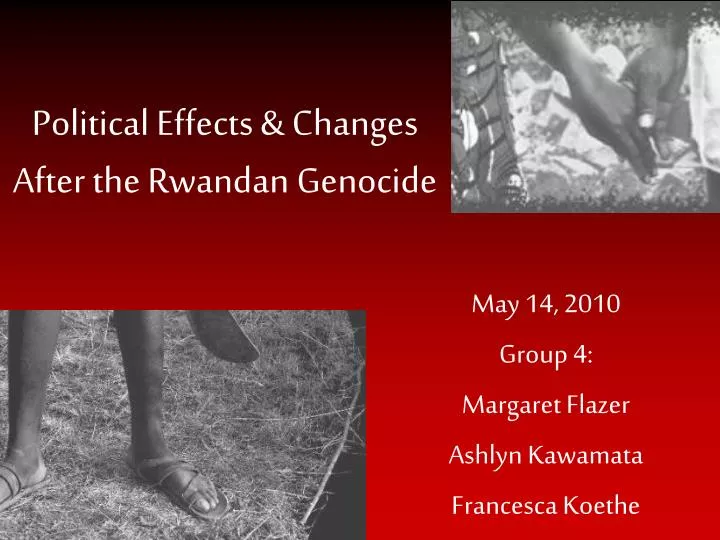 political effects changes after the rwandan genocide
