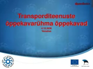 transporditeenuste ppekavar hma ppekavad 4 12 2008 vana ue