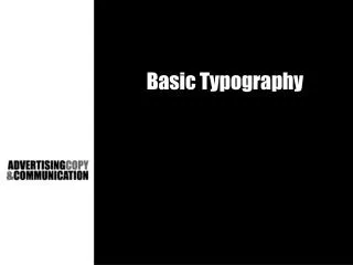 Basic Typography