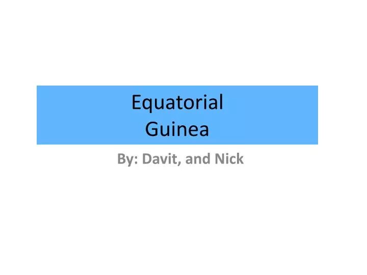 equatorial guinea