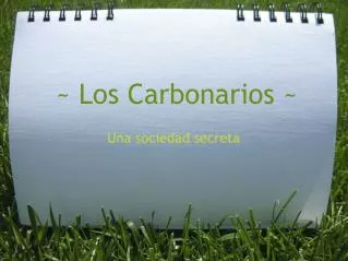 los carbonarios