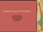 Breast Cancer Prevention - slide 1