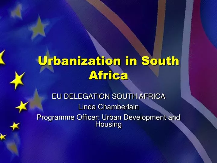 urbanization in south africa