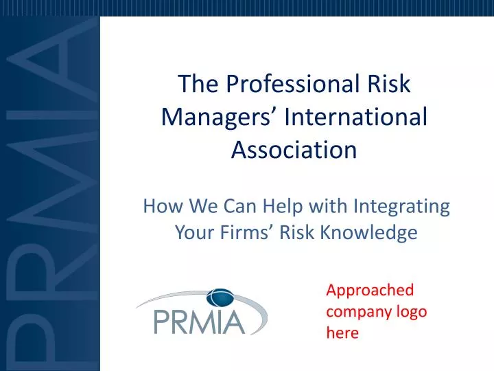 the professional risk managers international association