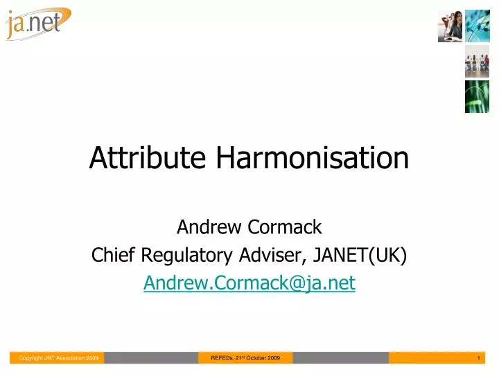 attribute harmonisation