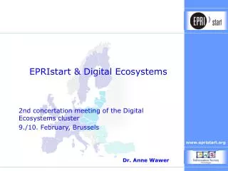 EPRIstart &amp; Digital Ecosystems