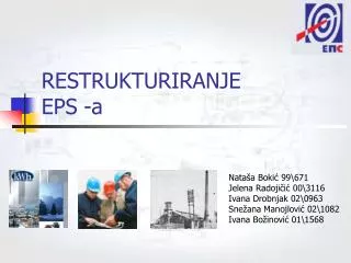 restrukturiranje eps a