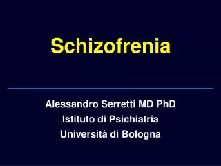 schizofrenia