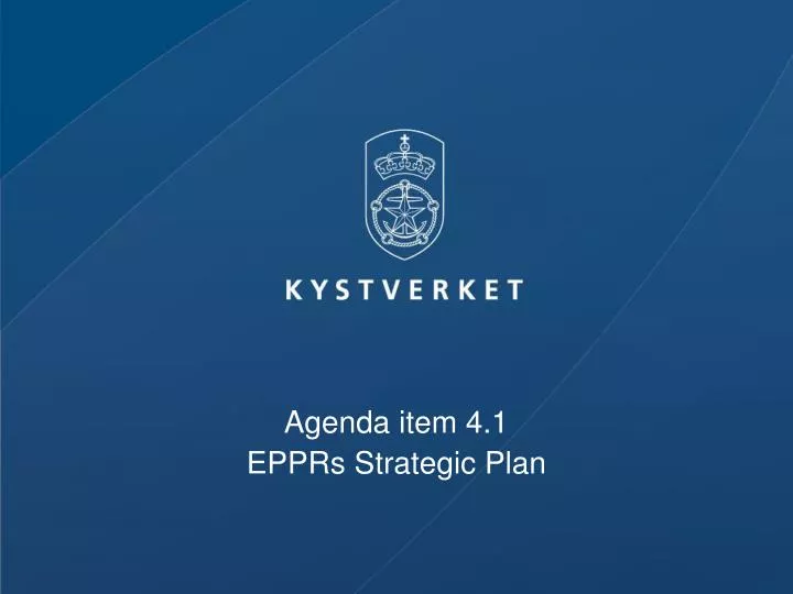 agenda item 4 1 epprs strategic plan