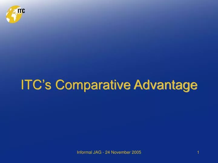 itc s comparative advantage