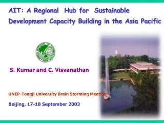 AIT: A Regional Hub for Sustainable Development Capacity Building in the Asia Pacific