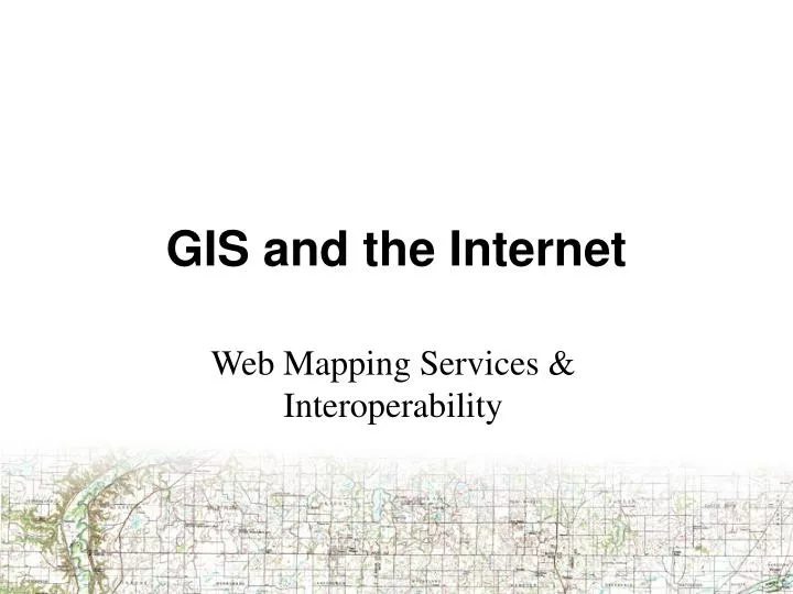 gis and the internet