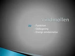 vindm llen