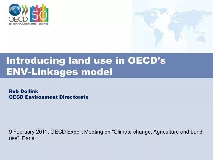 introducing land use in oecd s env linkages model