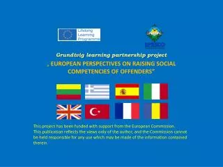 Grundtvig learning partnership project