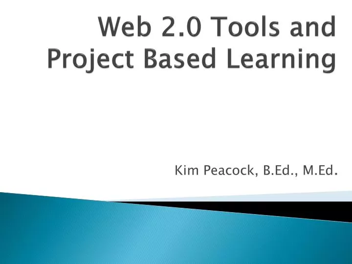web 2 0 tools and project based learning