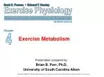 Exercise Metabolism - slide 1