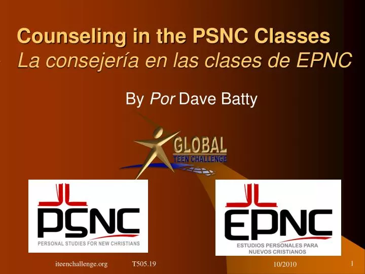 counseling in the psnc classes la consejer a en las clases de epnc