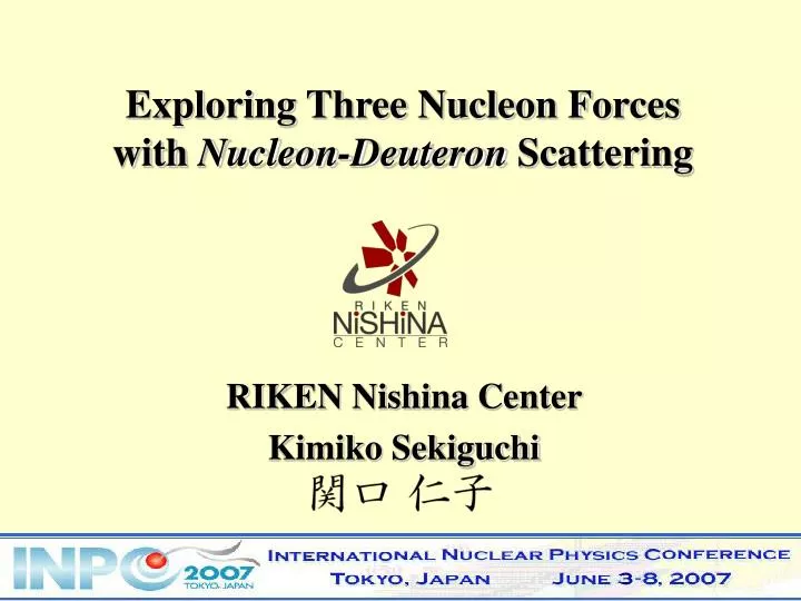exploring three nucleon forces with nucleon deuteron scattering