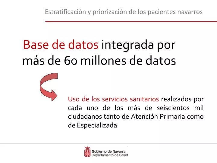 base de datos integrada por m s de 60 millones de datos