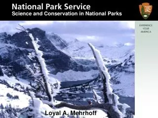 Science and Conservation in National Parks