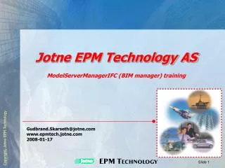 Jotne EPM Technology AS