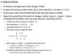 PERCEPTRON - slide 1