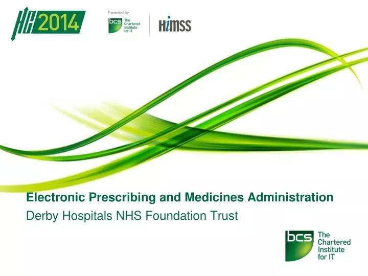 electronic prescribing and medicines administration