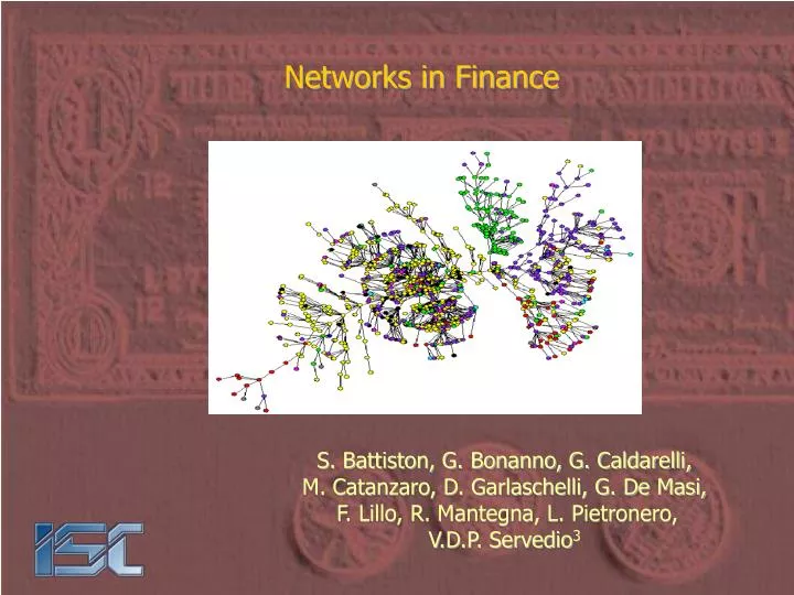 networks in finance