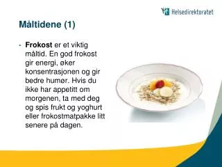 Måltidene (1)