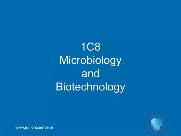 1c8 microbiology and biotechnology