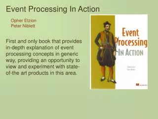Event Processing In Action