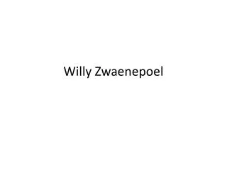 Willy Zwaenepoel