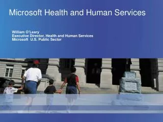 Microsoft Health and Human Services
