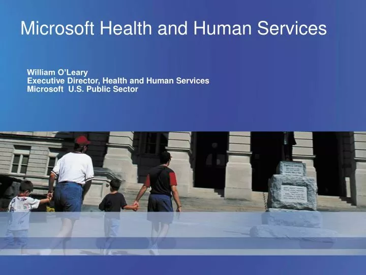 microsoft health and human services