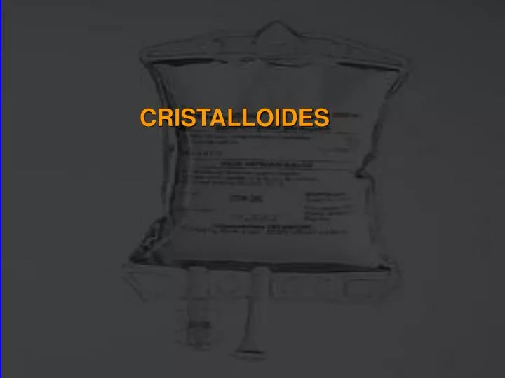 cristalloides