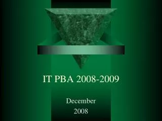 IT PBA 2008-2009